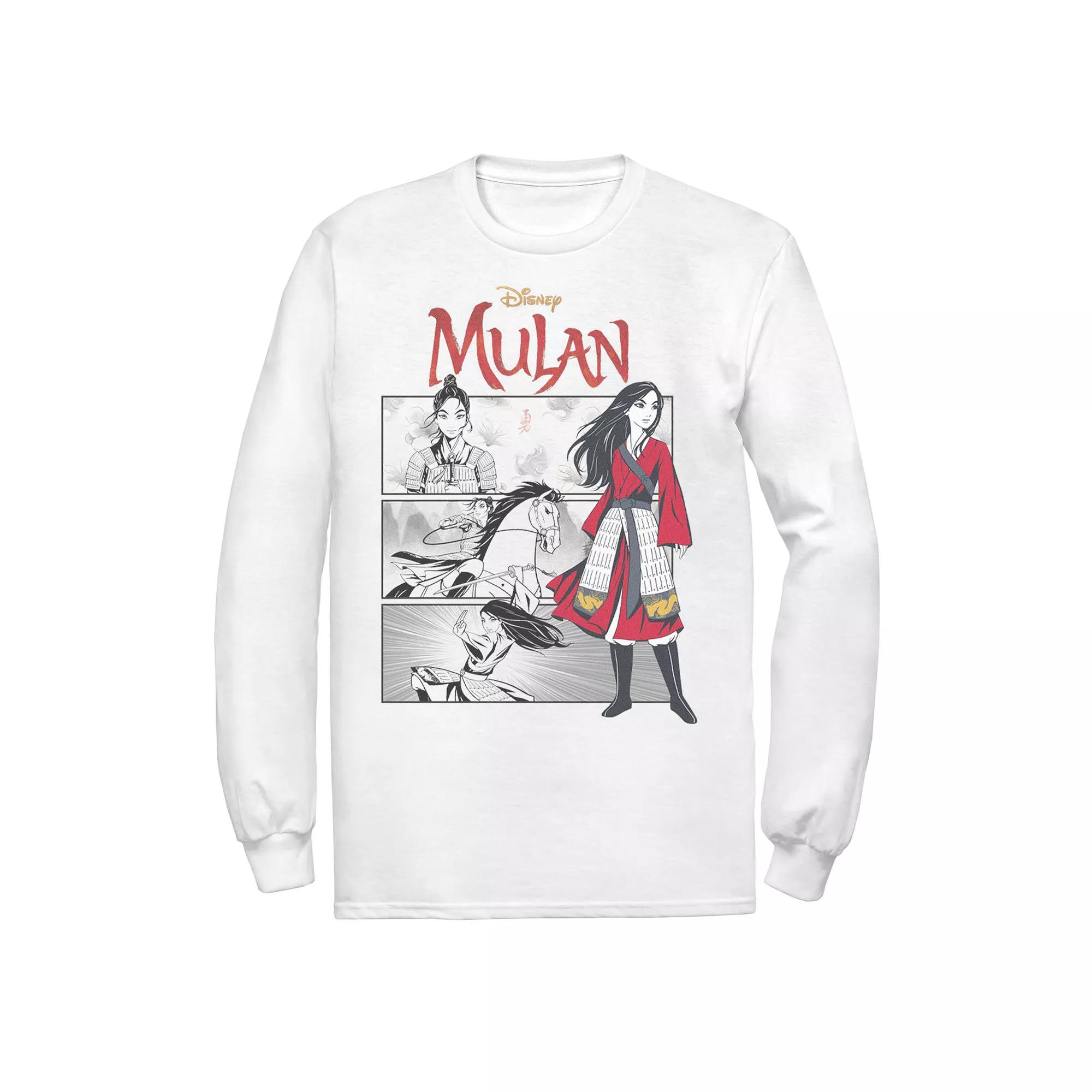 Men's Disney Mulan Comic Panels Tee,  Product Image