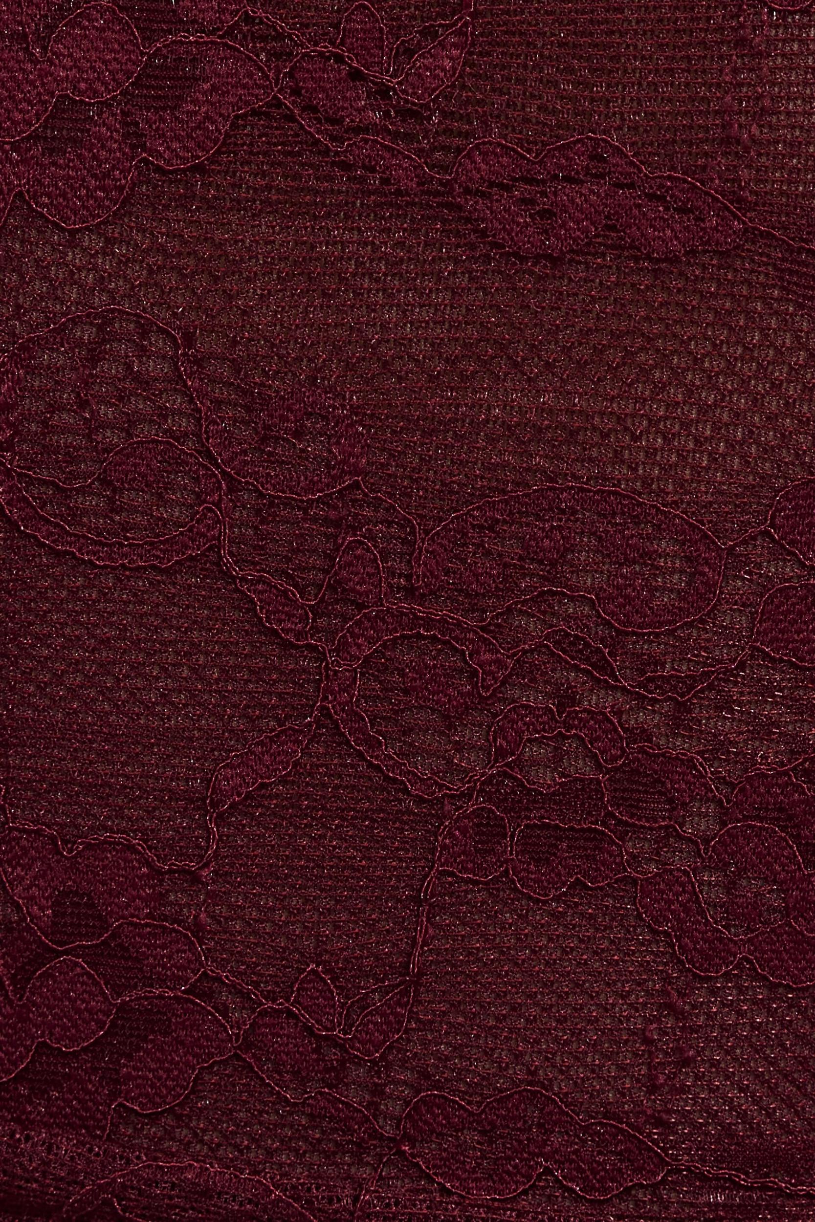 Halter Plunge Lace Top Product Image