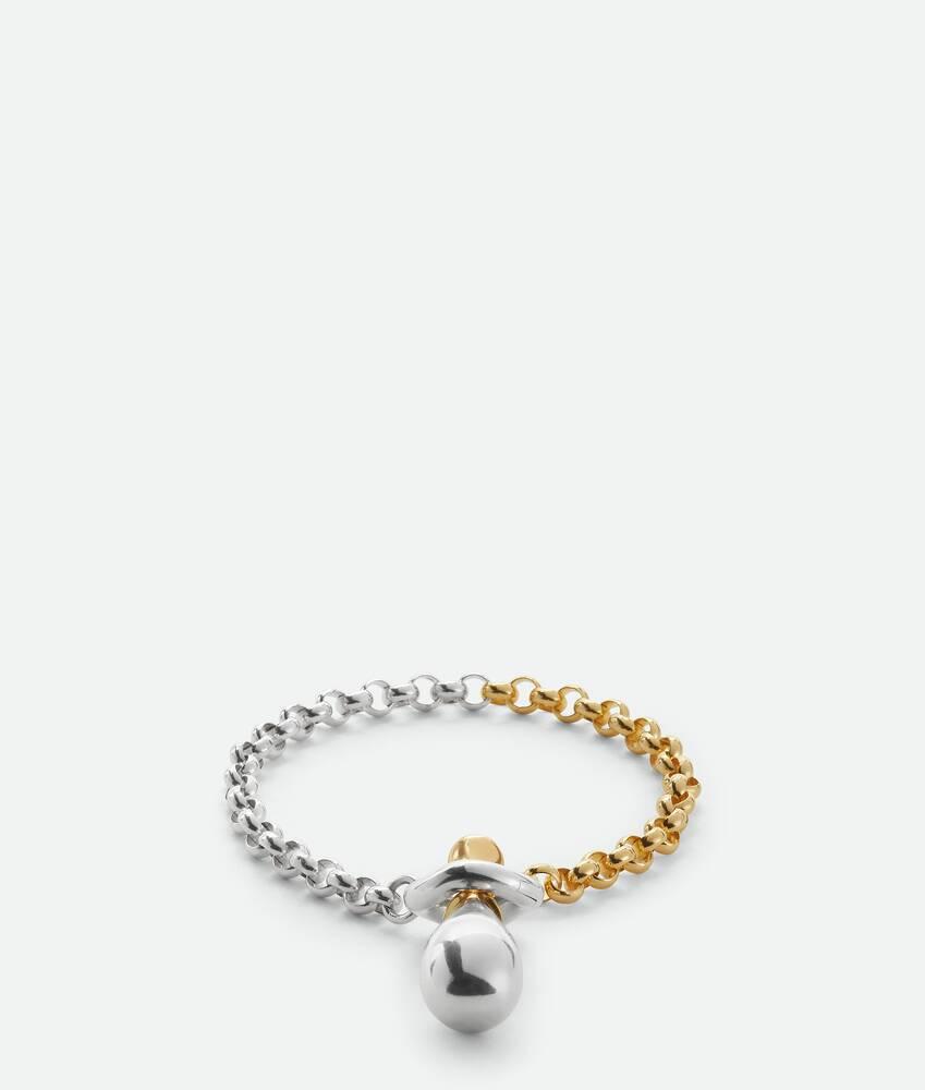 Women's Drop Chain Bracelet in Silver/yellow gold Product Image
