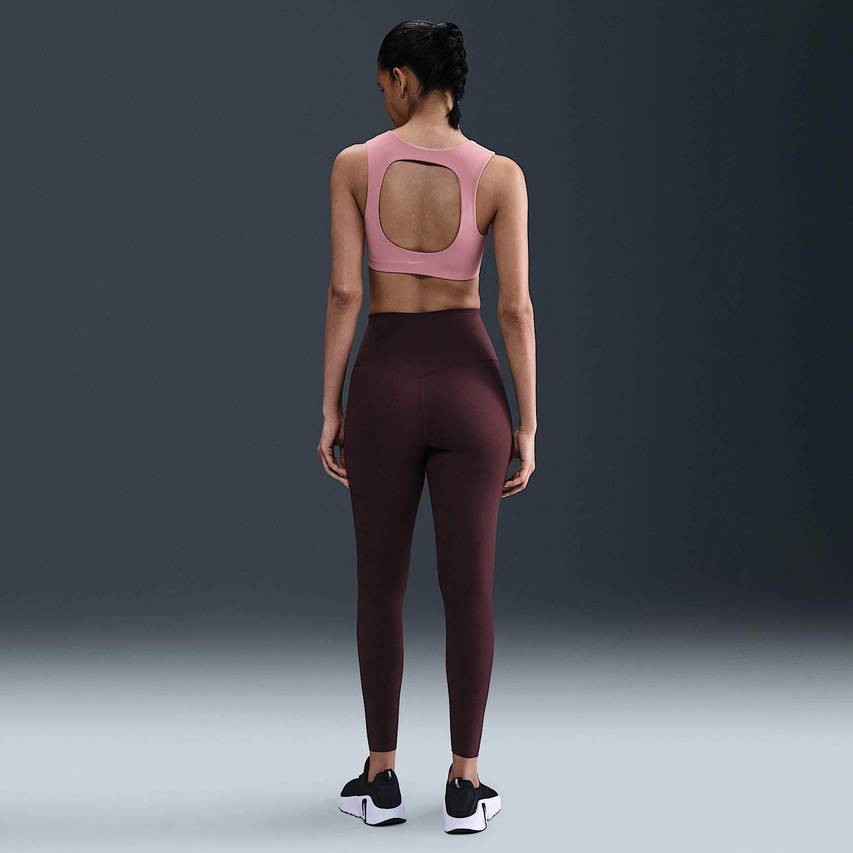 Nike Zenvy Rib Women's Gentle-Support High-Waisted 7/8 Leggings Product Image