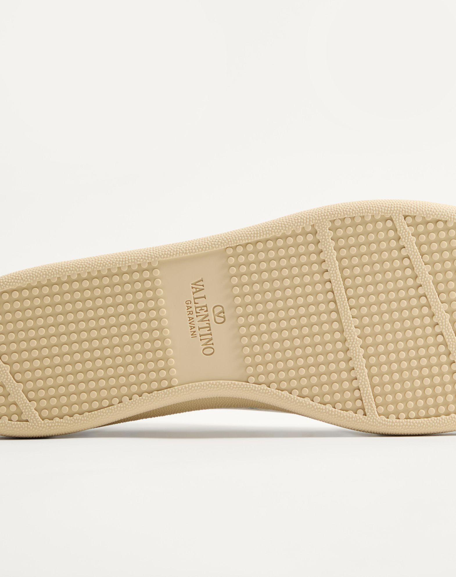 Royco Sneaker In Nappa Calfskin With Le Chat De La Maison Motif Product Image