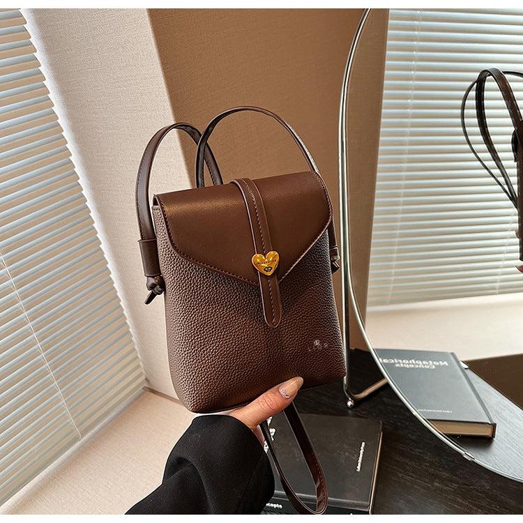Vintage Fashion Heart Crossbody Shoulder Purse Product Image