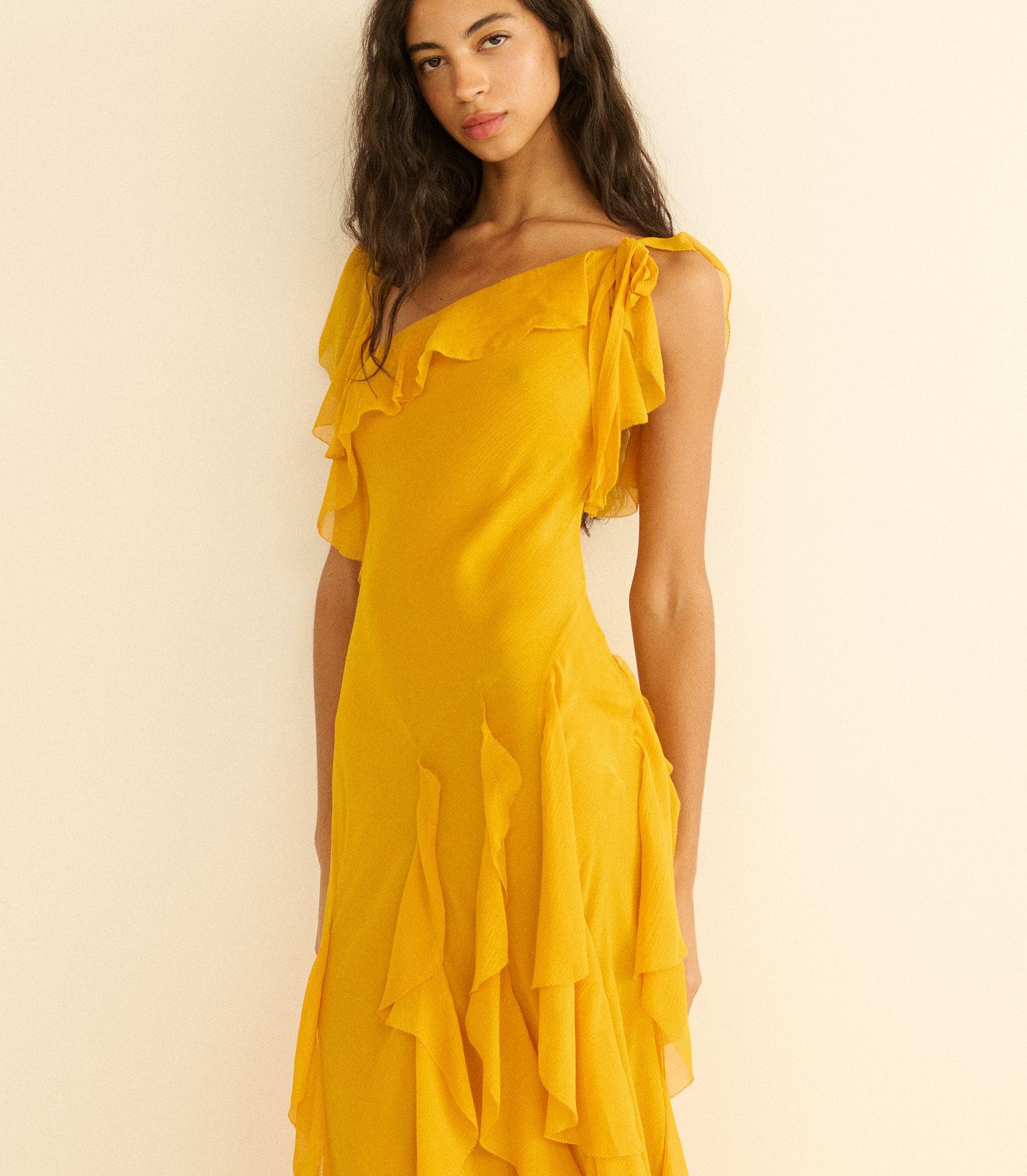 ZELIA DRESS -- SUNFLOWER Product Image
