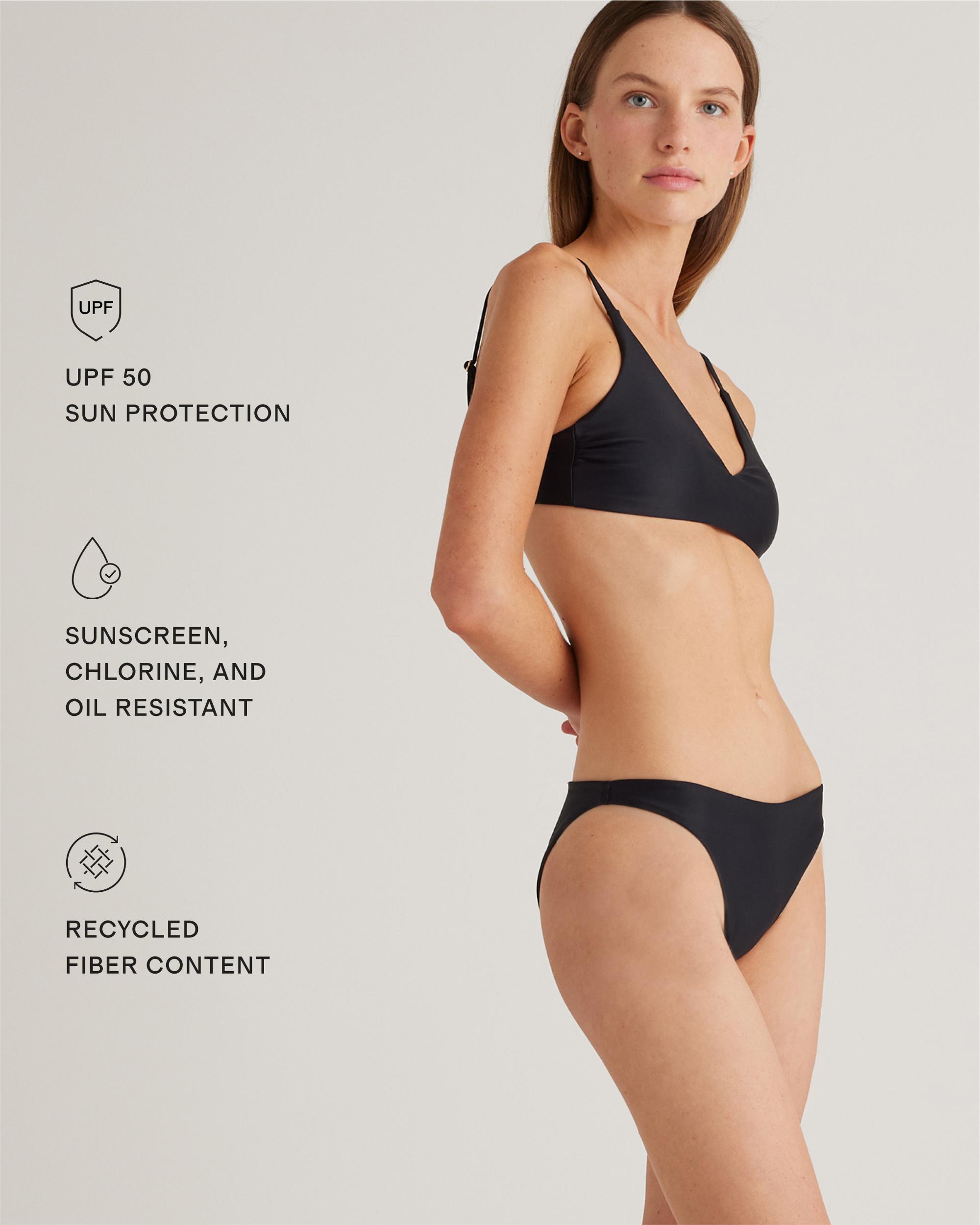 Quince | Women's Italian Low-Rise Bikini Bottom 78% Recycled Polyamide, 22% Spandex Product Image
