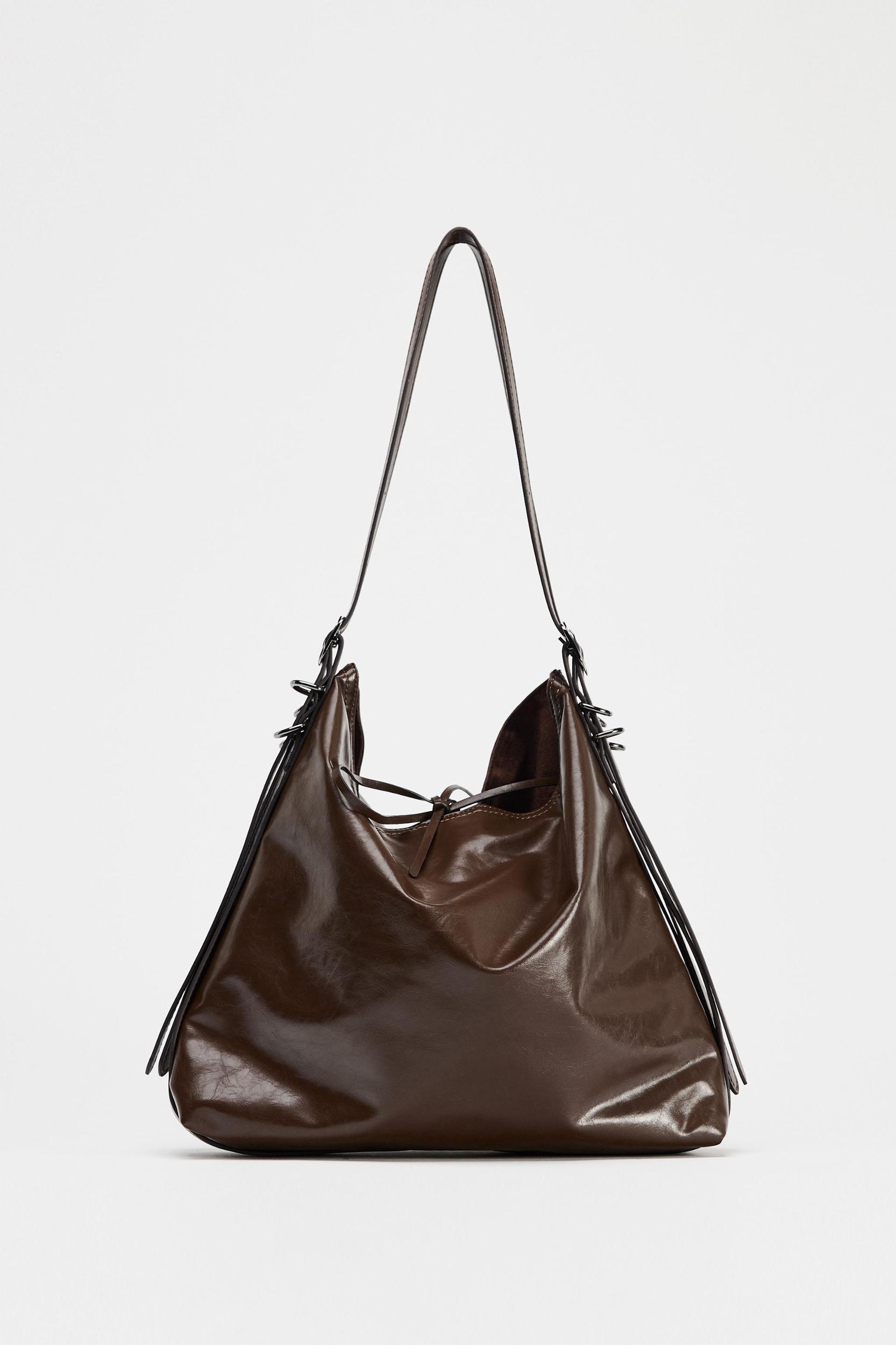 BUCKET BAG WITH BUCKLES Product Image