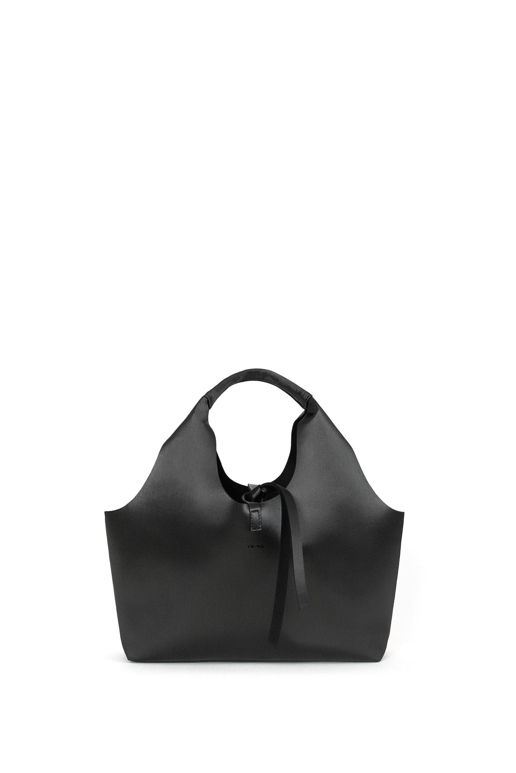 Coated Black Tote Product Image
