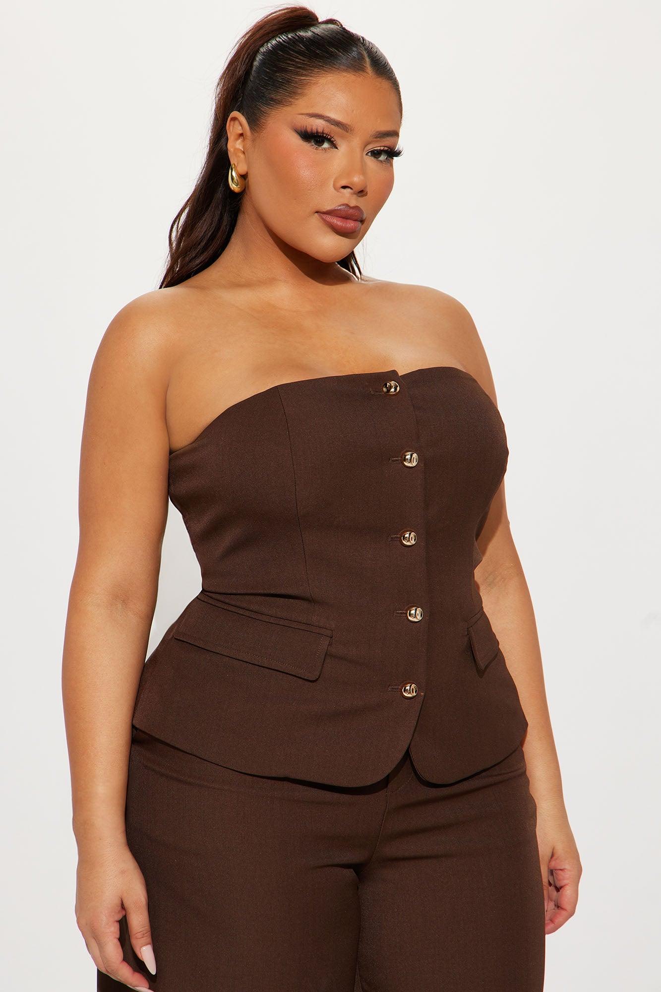 Shayla Pant Set - Chocolate Product Image