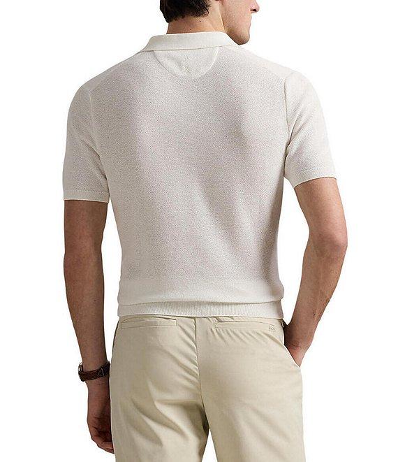 Polo Ralph Lauren RLX Golf Mesh-Knit Performance Stretch Short Sleeve Sweater Polo Shirt Product Image