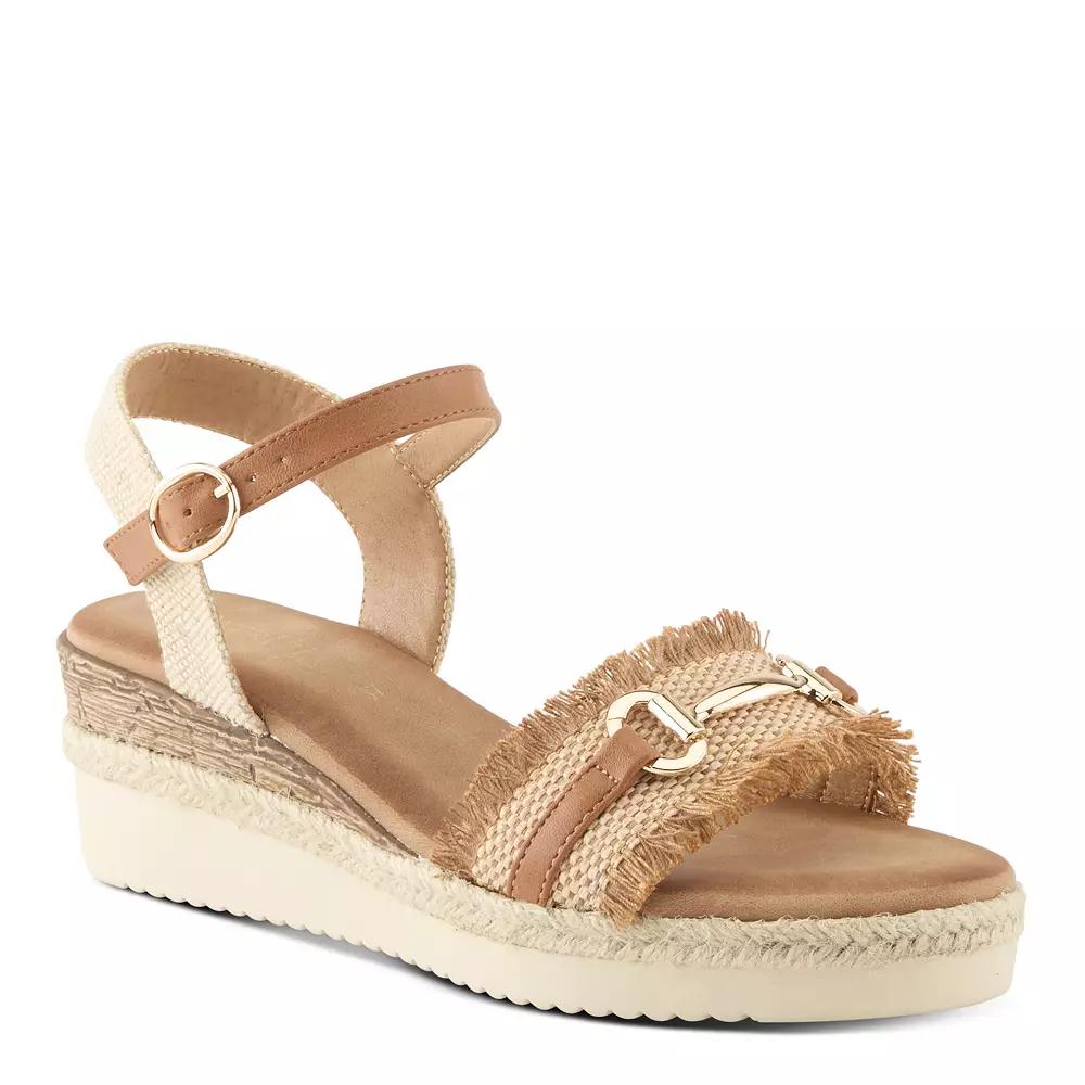 Patrizia Lemire Women's Wedge Sandals, Size: 40, Camel Product Image