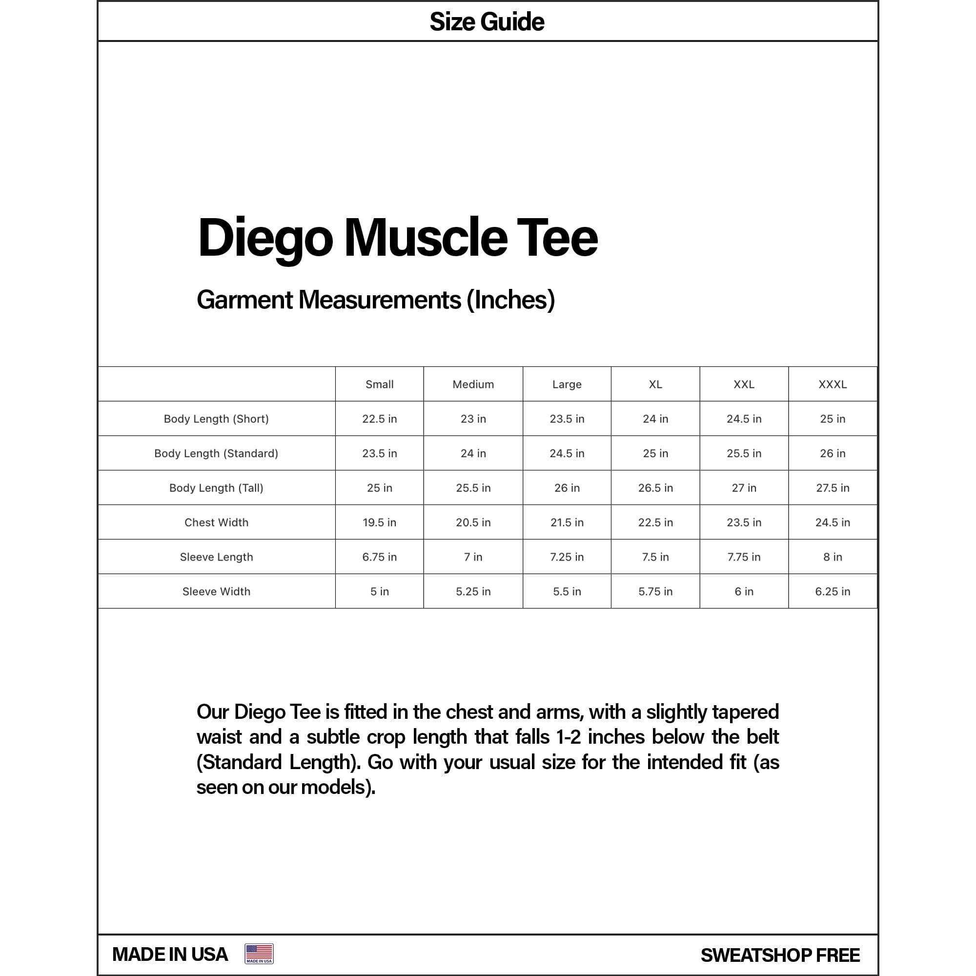 Diego Muscle Tee | Ringer Male Product Image