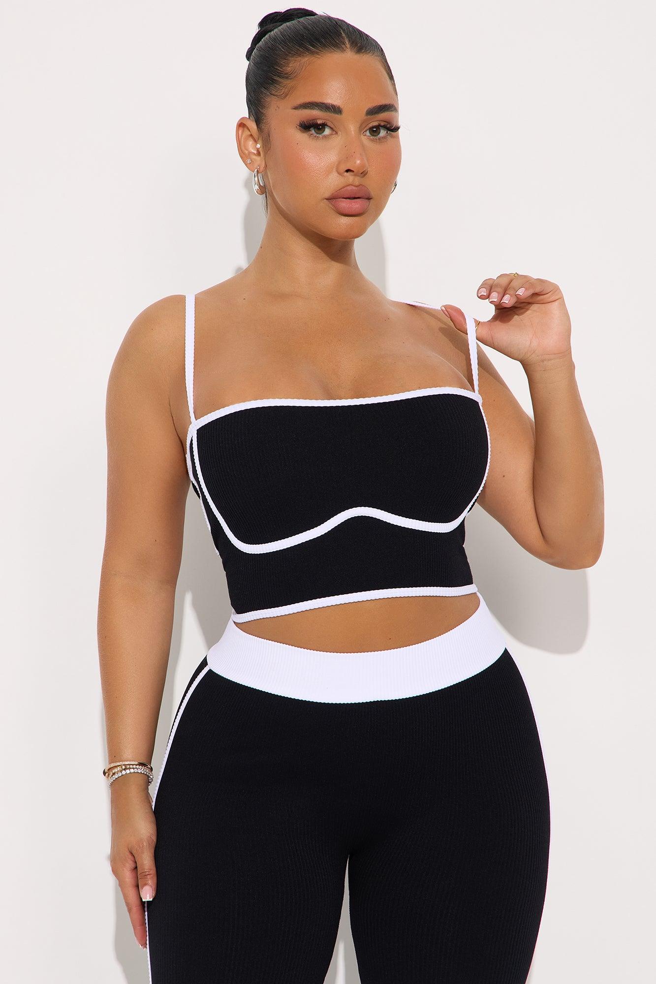 Pushing Limits Seamless Legging Pant Set - Black Product Image