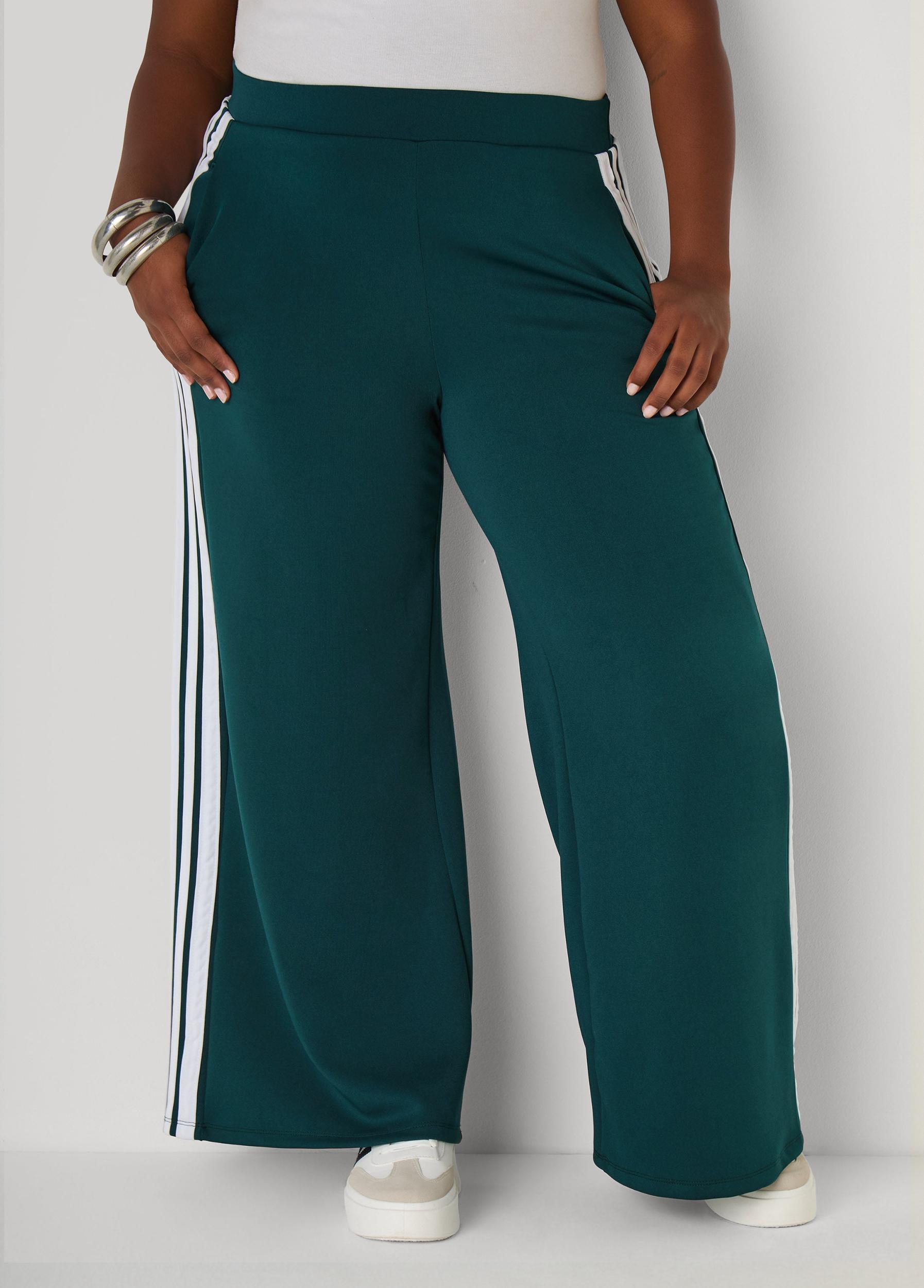 Wide Leg Striped Pants Product Image