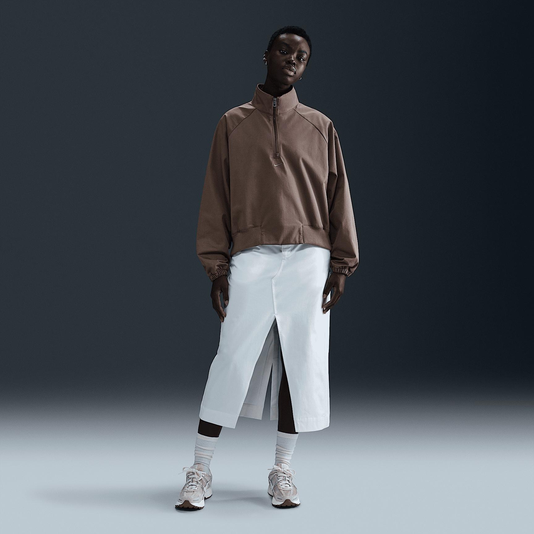 Nike Sportswear Collection Women's Oversized Twill 1/4-Zip Top Product Image