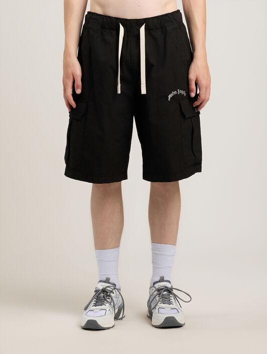 Curved Logo Loose Cargo Shorts Product Image