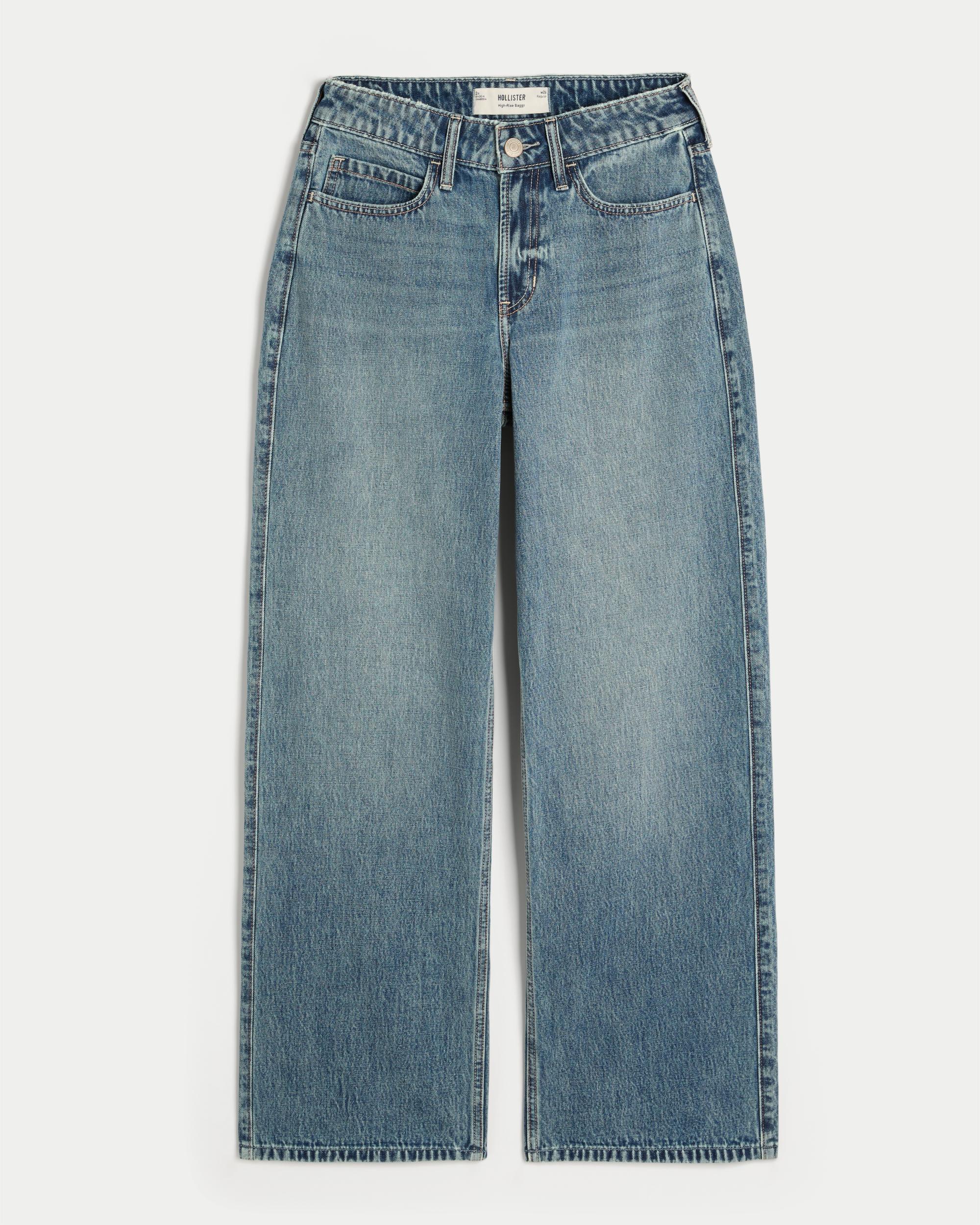 High-Rise Baggy Jeans Product Image
