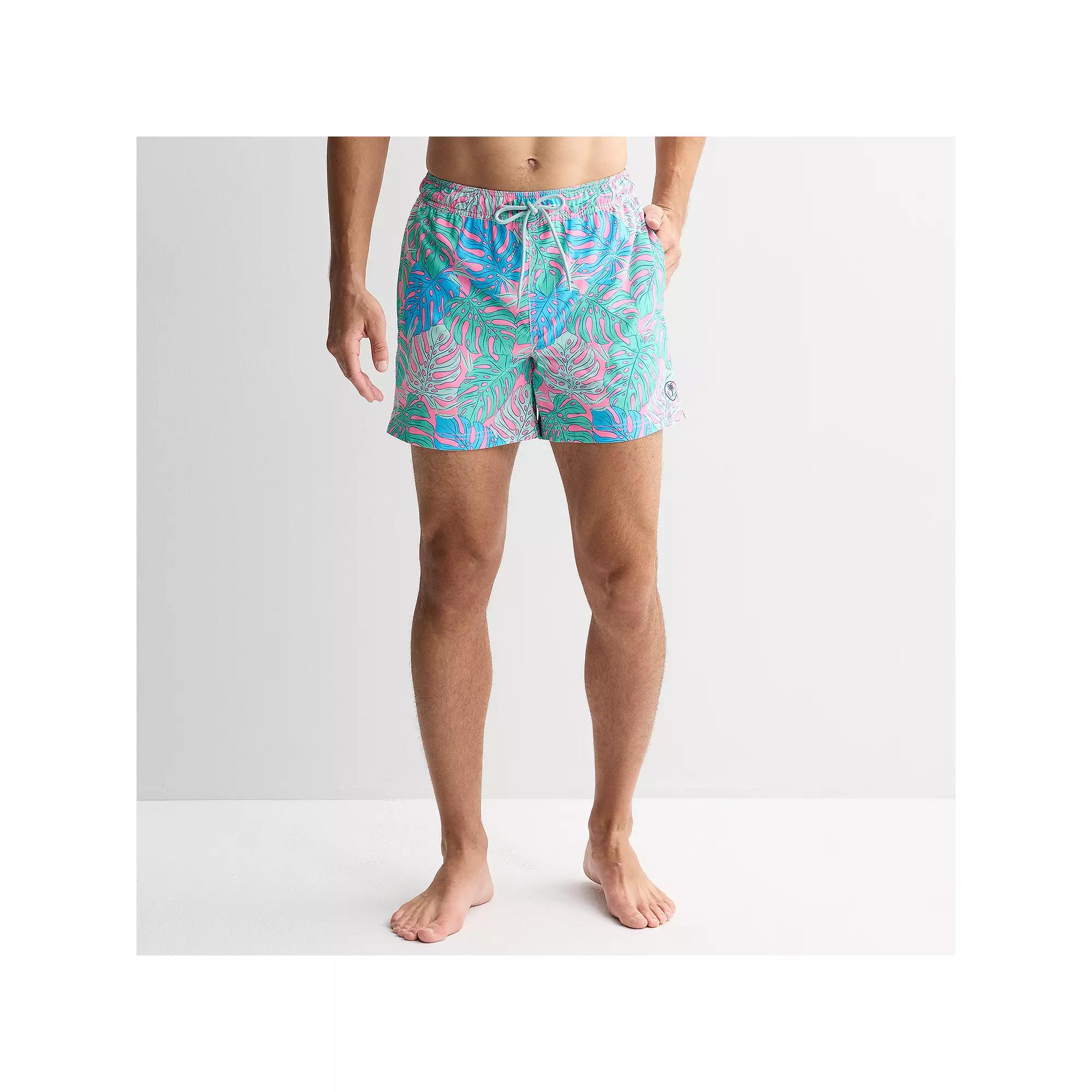 Men's Trinity Coast 5" Sportliner Swim Trunks, Size: XL 5 INCH, Pink Product Image