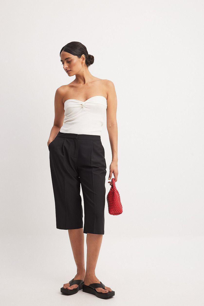 Twist Detailed Knitted Tube Top Product Image