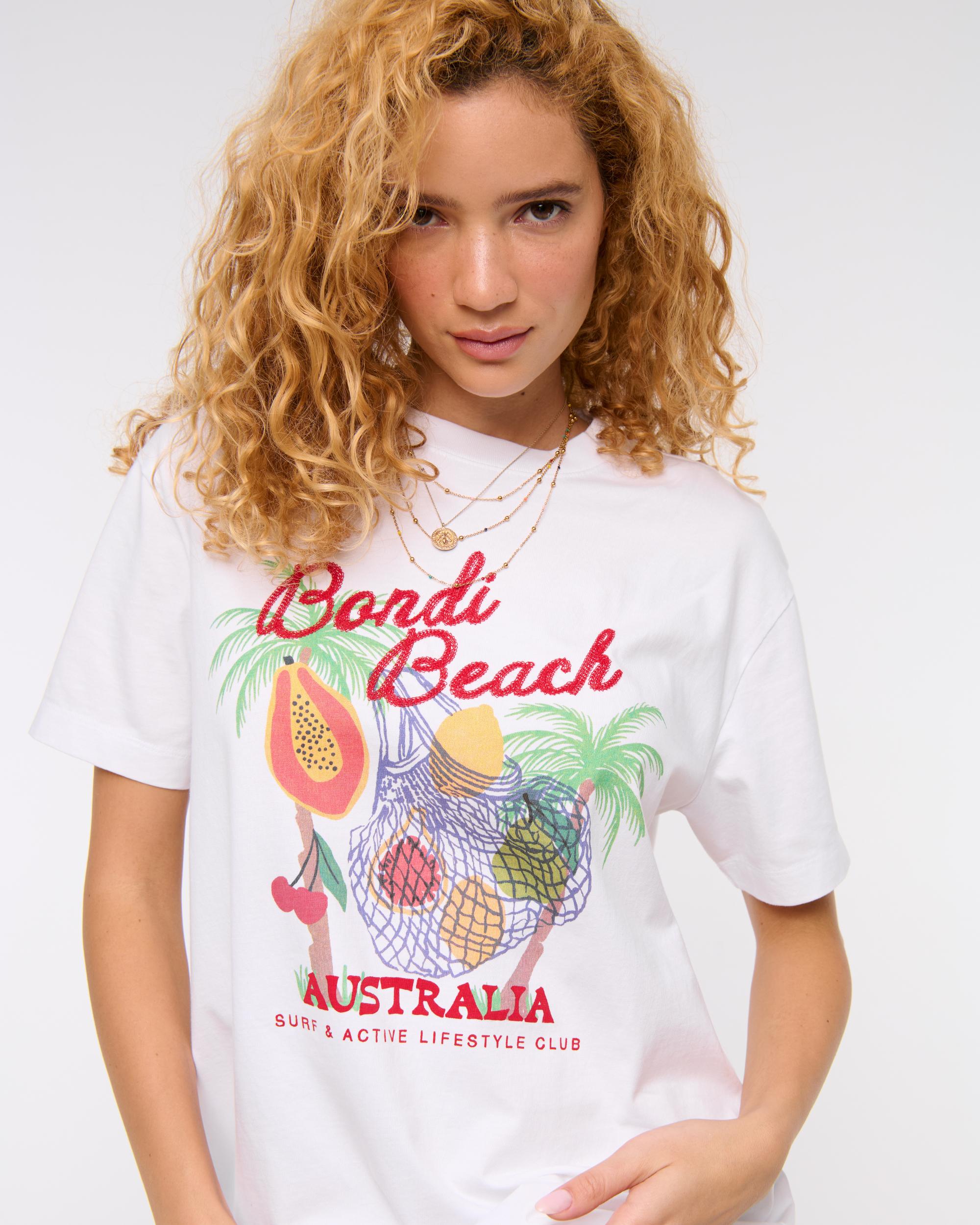 Oversized Bondi Beach Graphic Tee Product Image