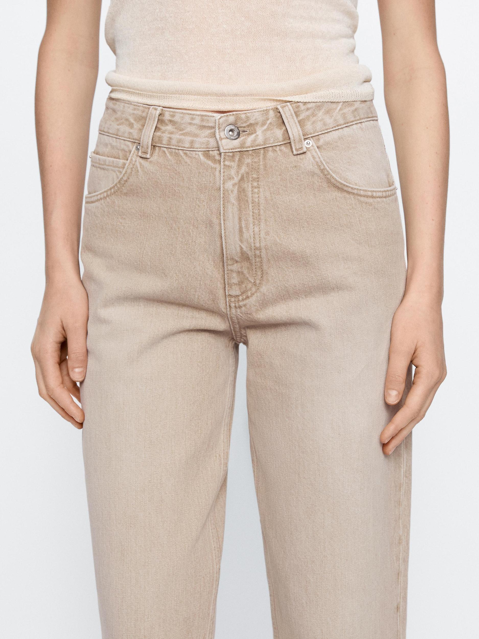High-waist relaxed fit barrel jeans Product Image