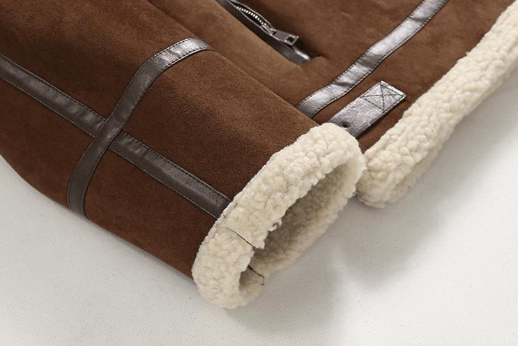 RT No. 6346 SUEDE FLEECE STAND COLLAR JK Product Image