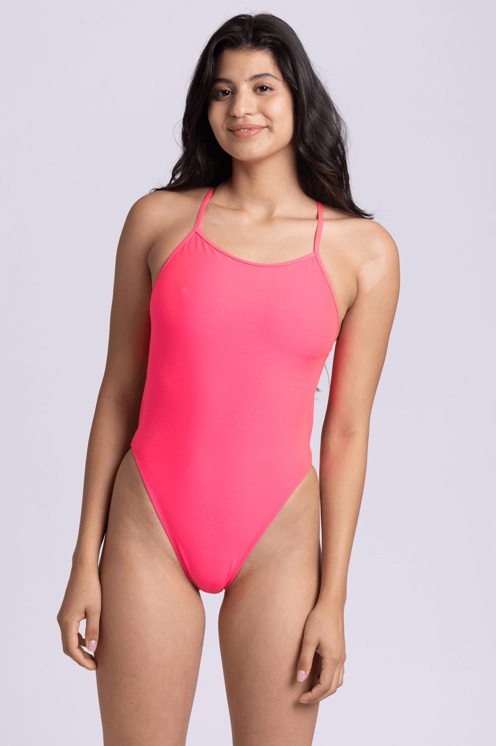 Alyssa One Piece Swimsuit - Hot Pink Female Product Image