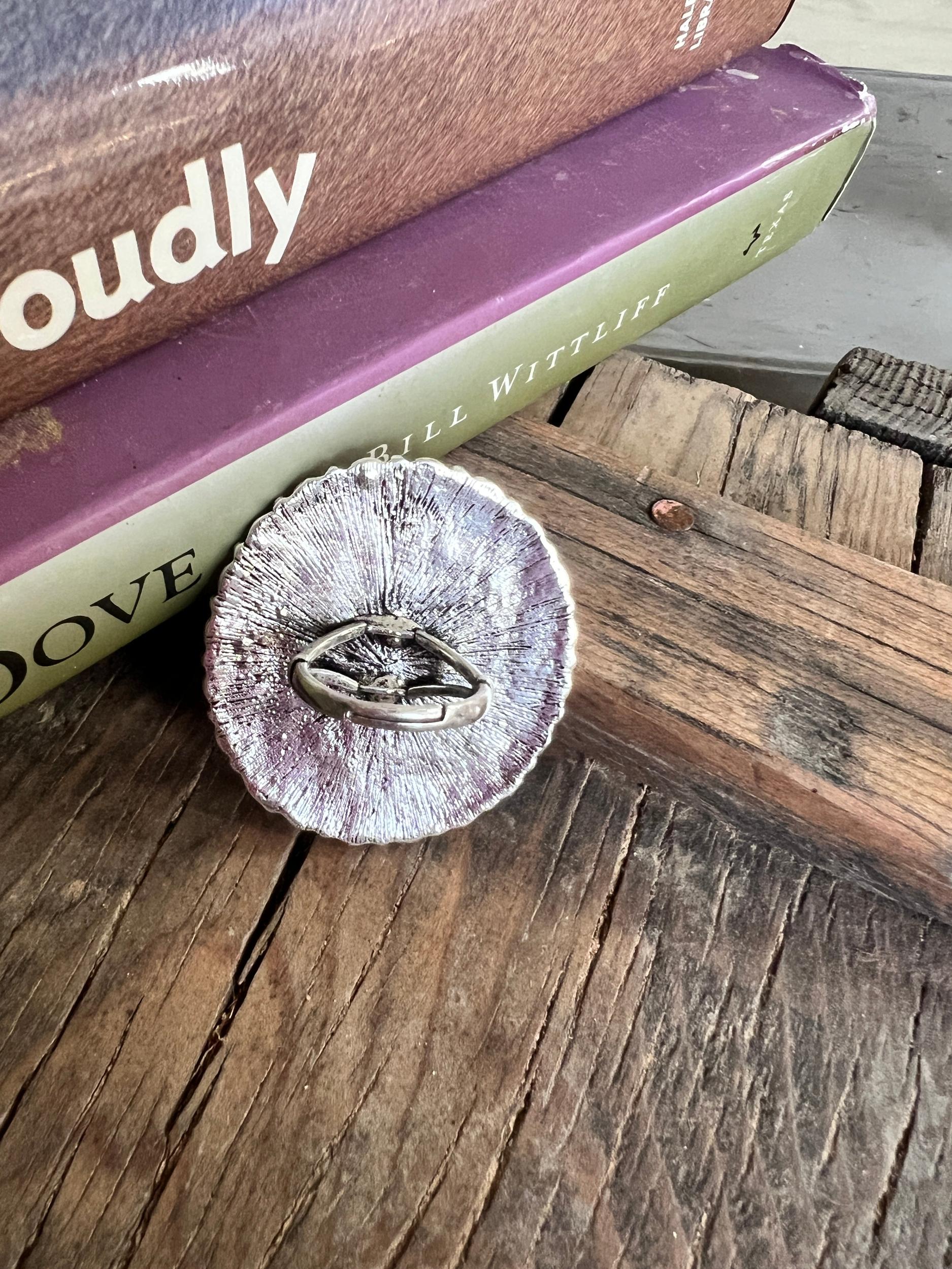 Adjustable Pink Cluster Ring Product Image