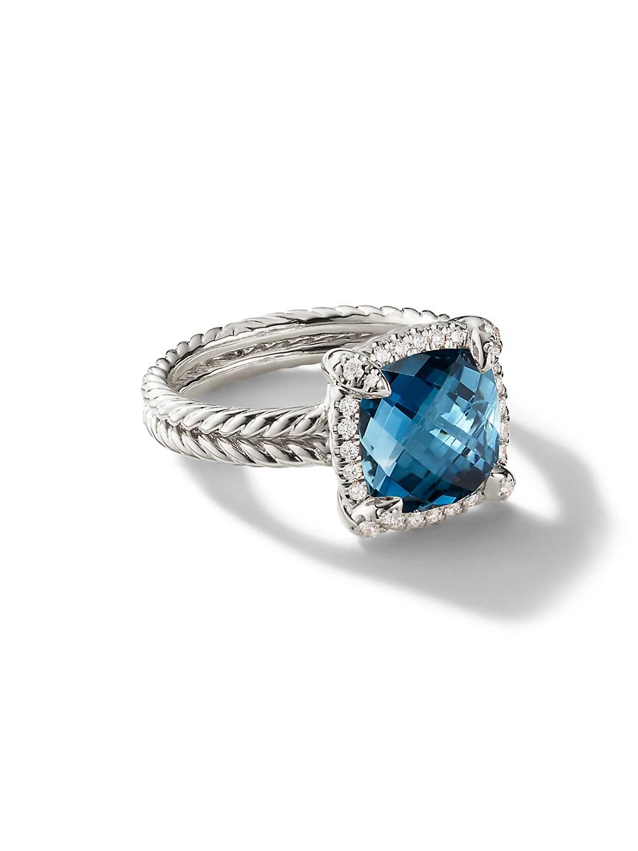 Womens Chatelaine Pav Bezel Ring with Diamonds Product Image