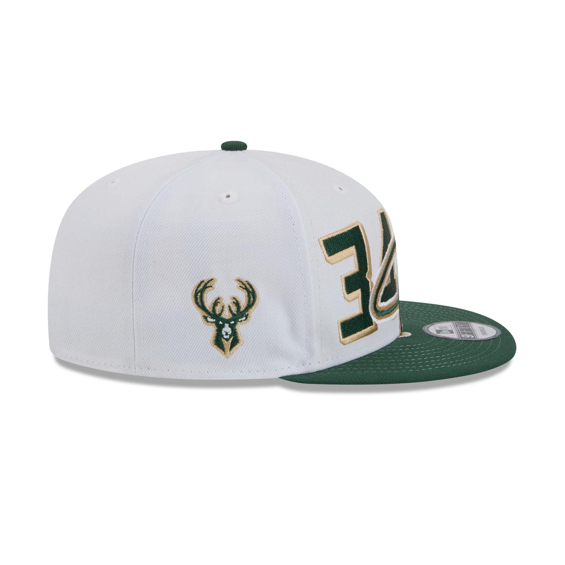 Milwaukee Bucks Giannis Antetokounmpo Signature 9FIFTY Snapback Hat Male Product Image