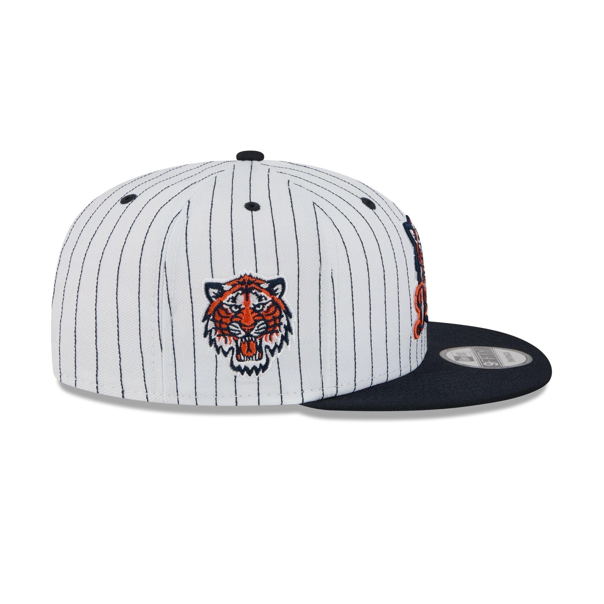 Detroit Tigers Deceptor Pinstripe 9FIFTY Snapback Hat Male Product Image