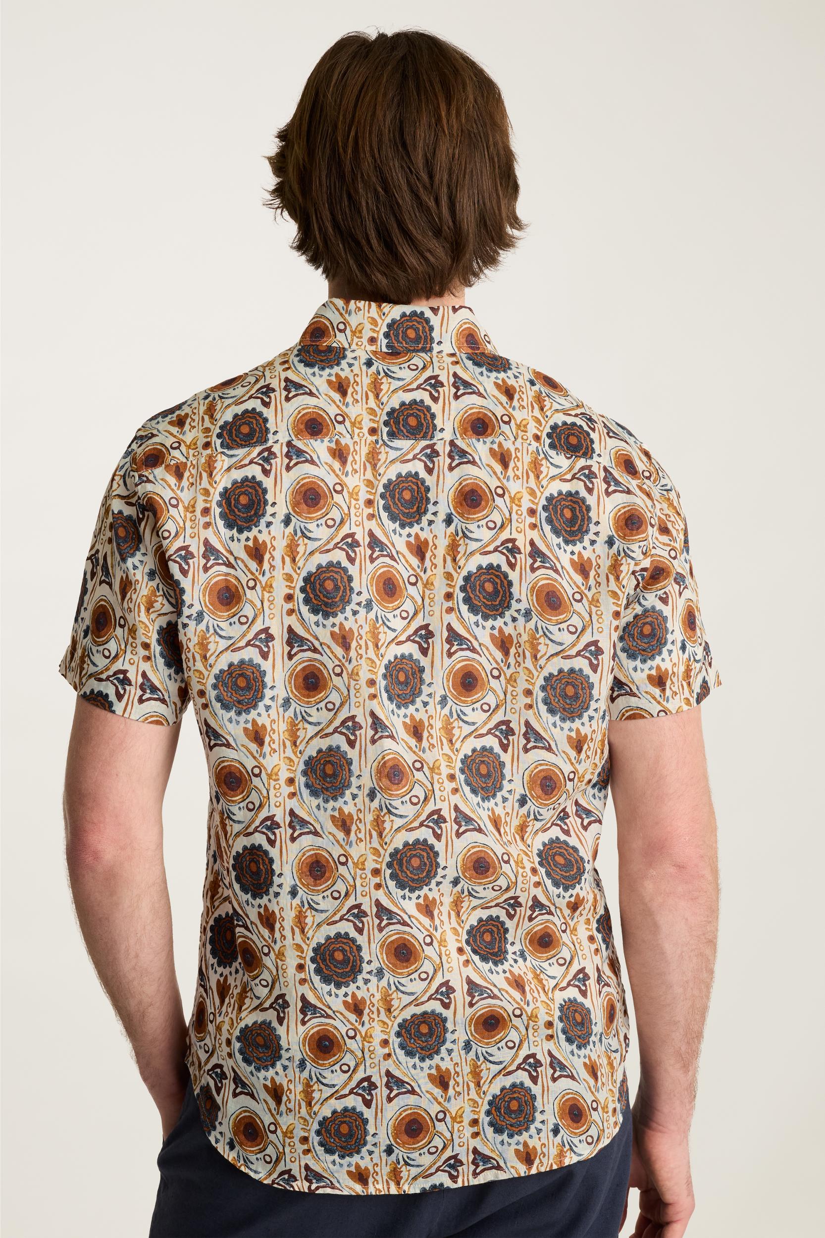 Riviera Linen Short Sleeve Shirt Product Image