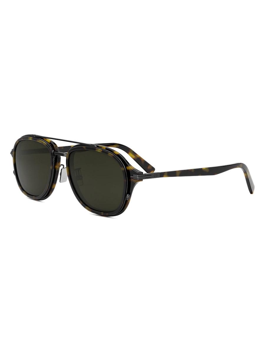 Mens DiorBlackSuit A4U 53MM Pilot Sunglasses Product Image