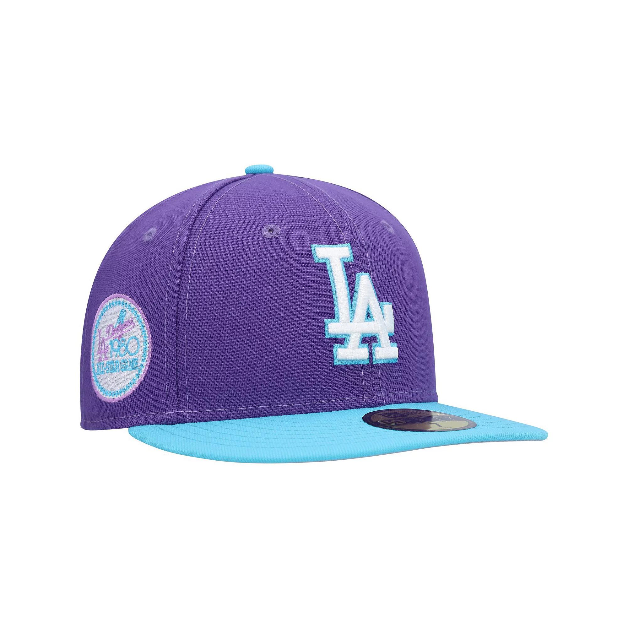 Men's New Era Purple Los Angeles Dodgers Vice 59FIFTY Fitted Hat,  Product Image