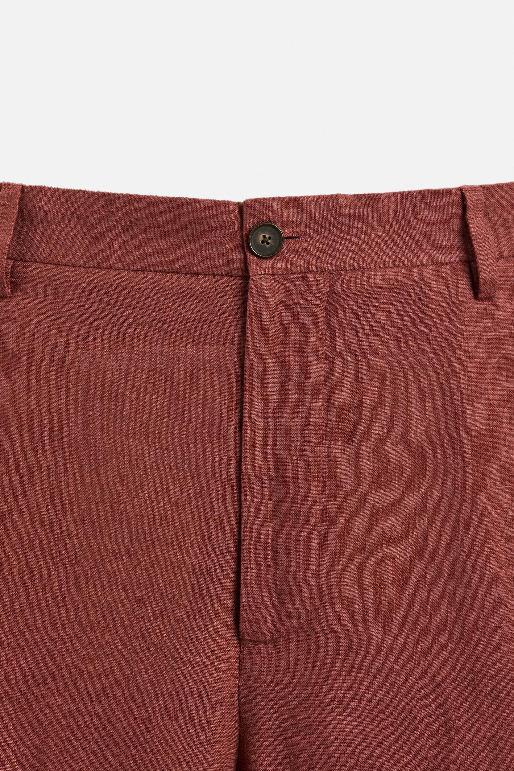 100% LINEN SUIT PANTS Product Image