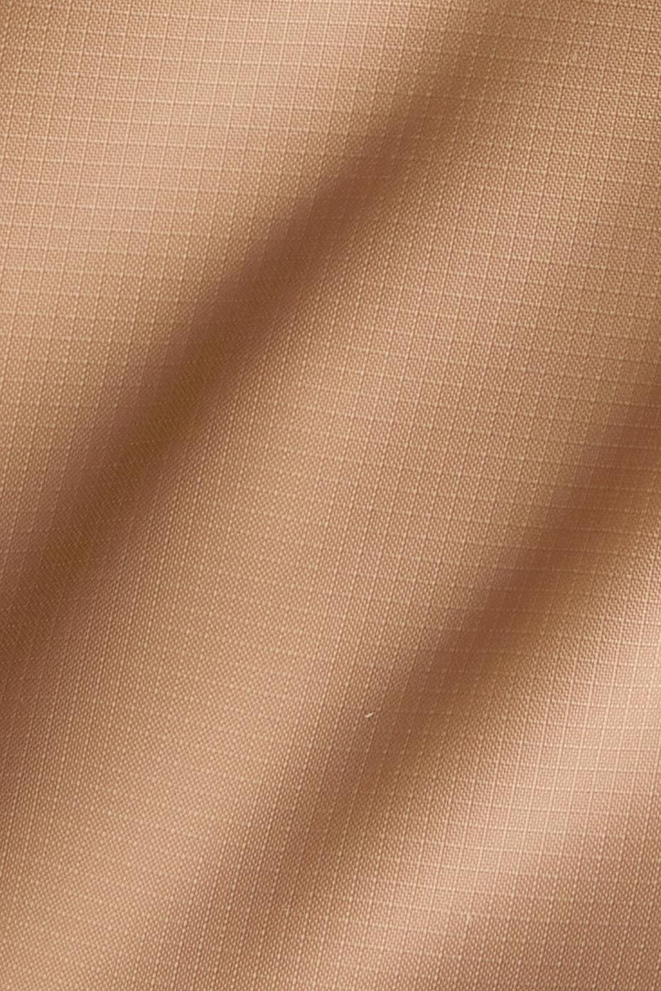 Cropped Gold Rush Puffer Vest - Toasted Almond Product Image