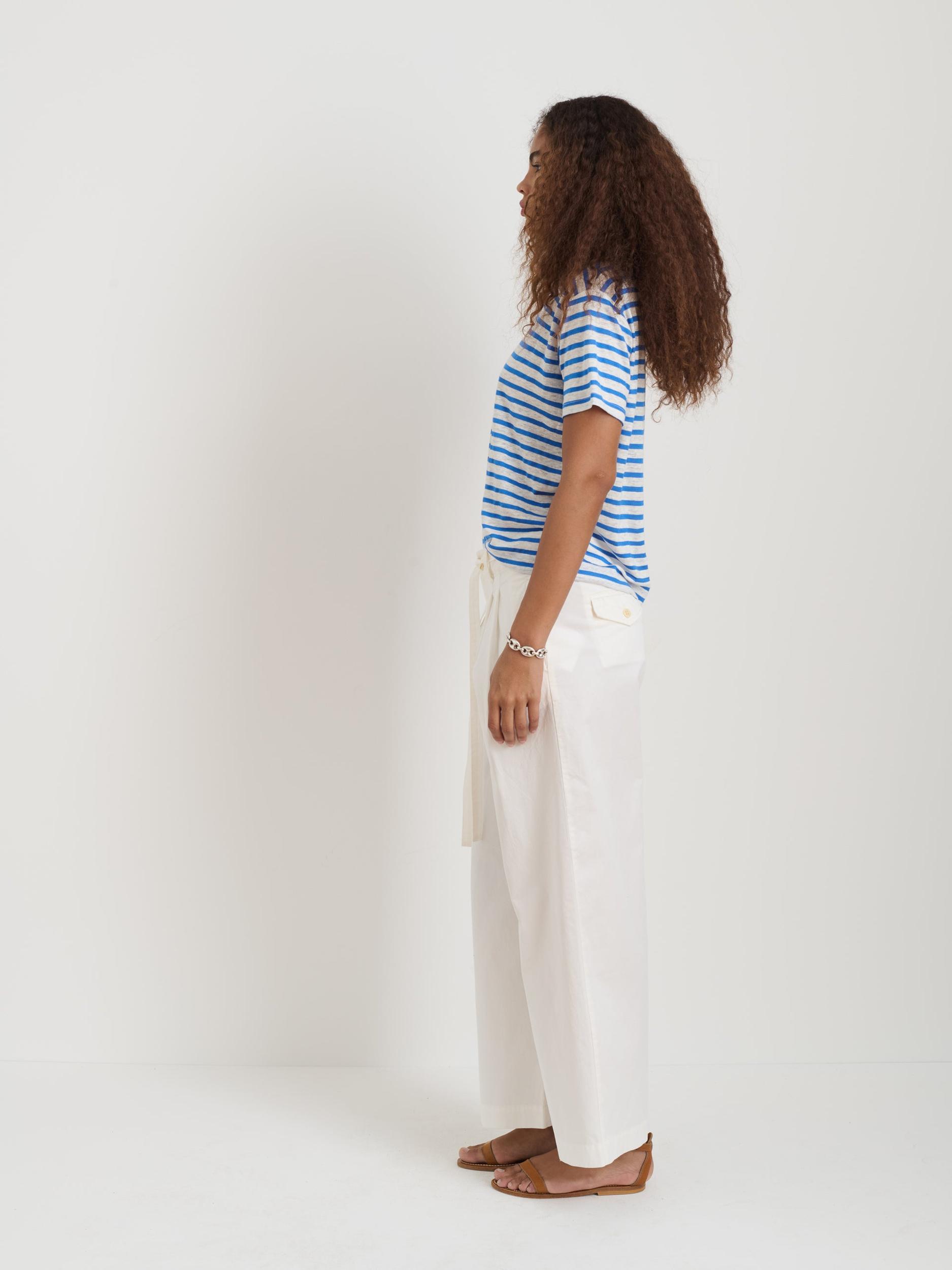 Garcon Striped Tee In Linen Cotton Product Image