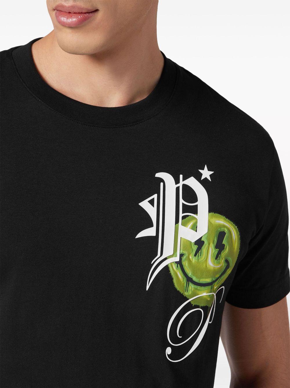 Smile logo-print T-shirt Product Image