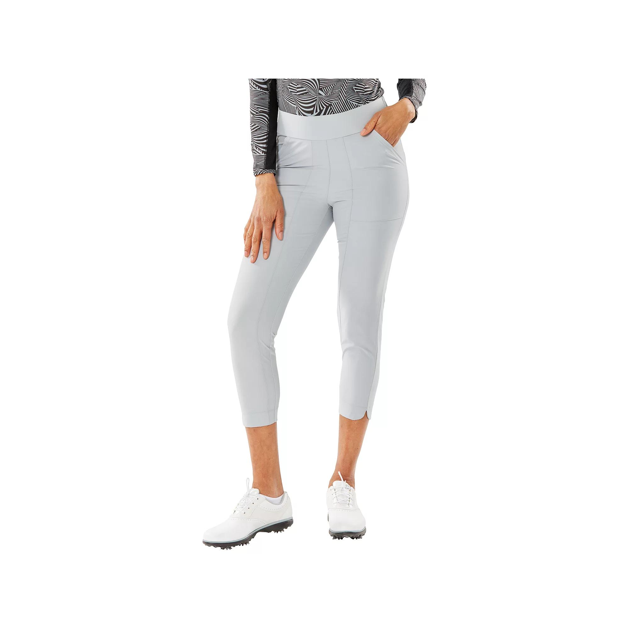 Women's Nancy Lopez Golf Ace Capri, Size: Large, Silver Product Image