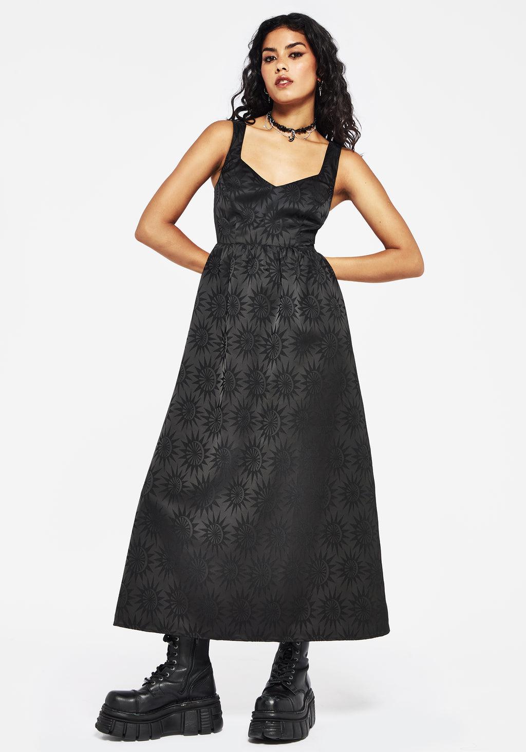 Semine Celestial Printed Cami Midi Dress Product Image