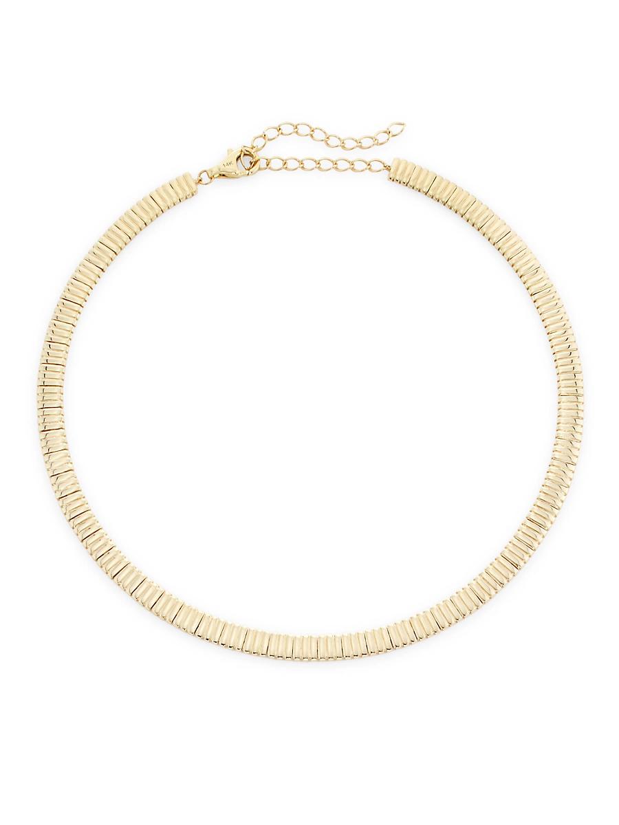 Womens 14K Yellow Gold Bar Necklace Product Image