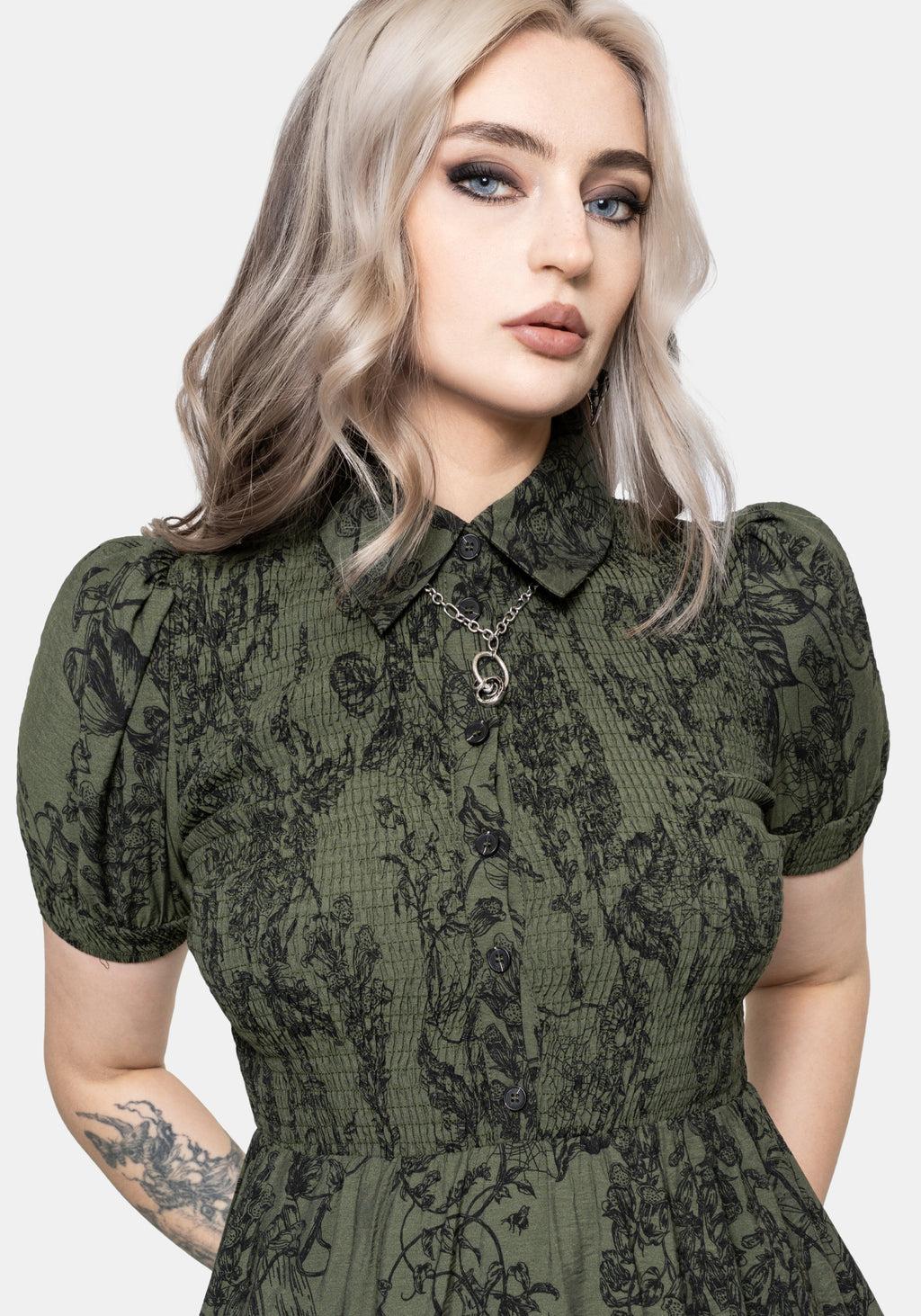 Orla Foxglove Mini Smock Dress Product Image