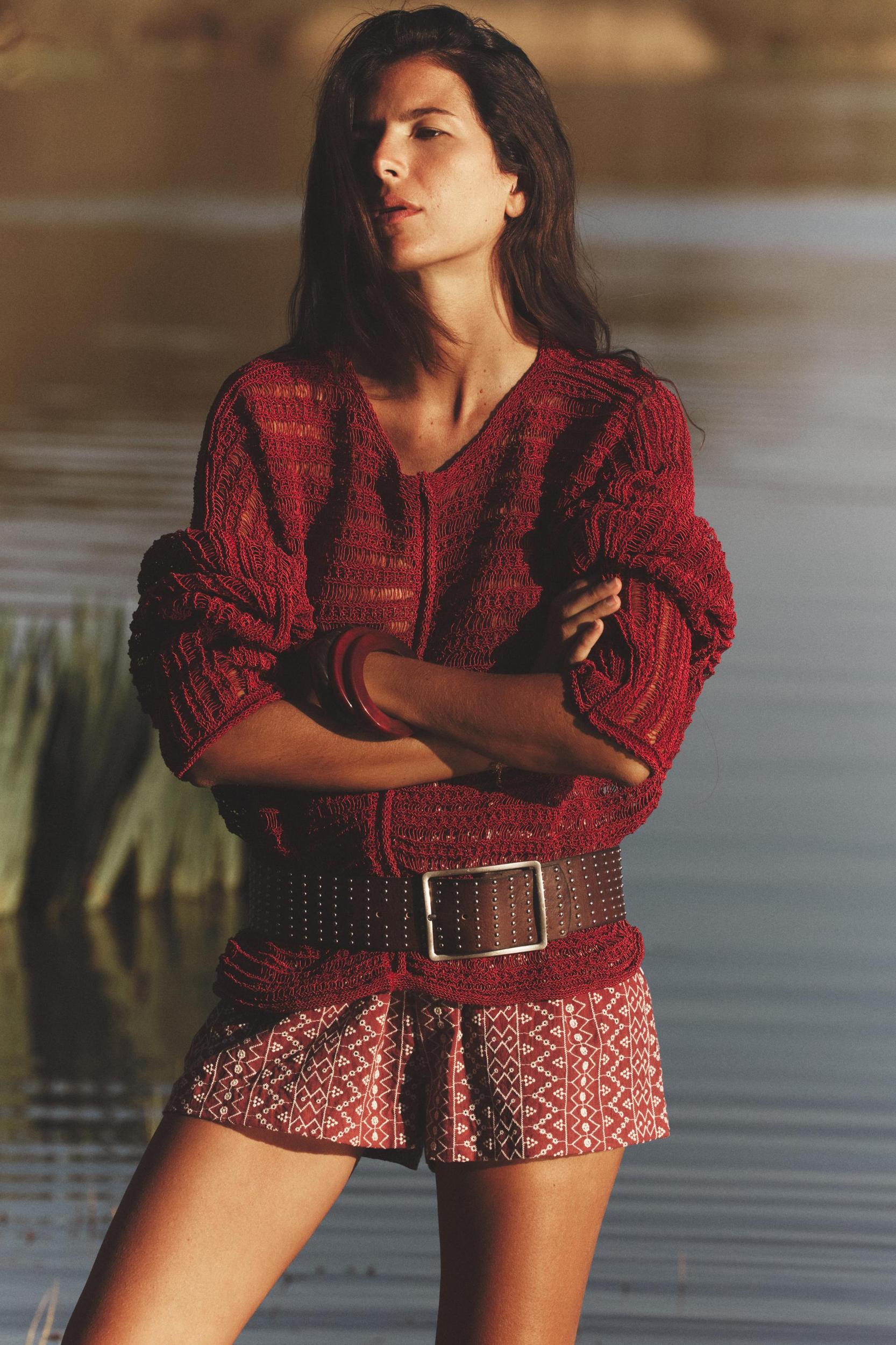 LACE KNIT SWEATER Product Image