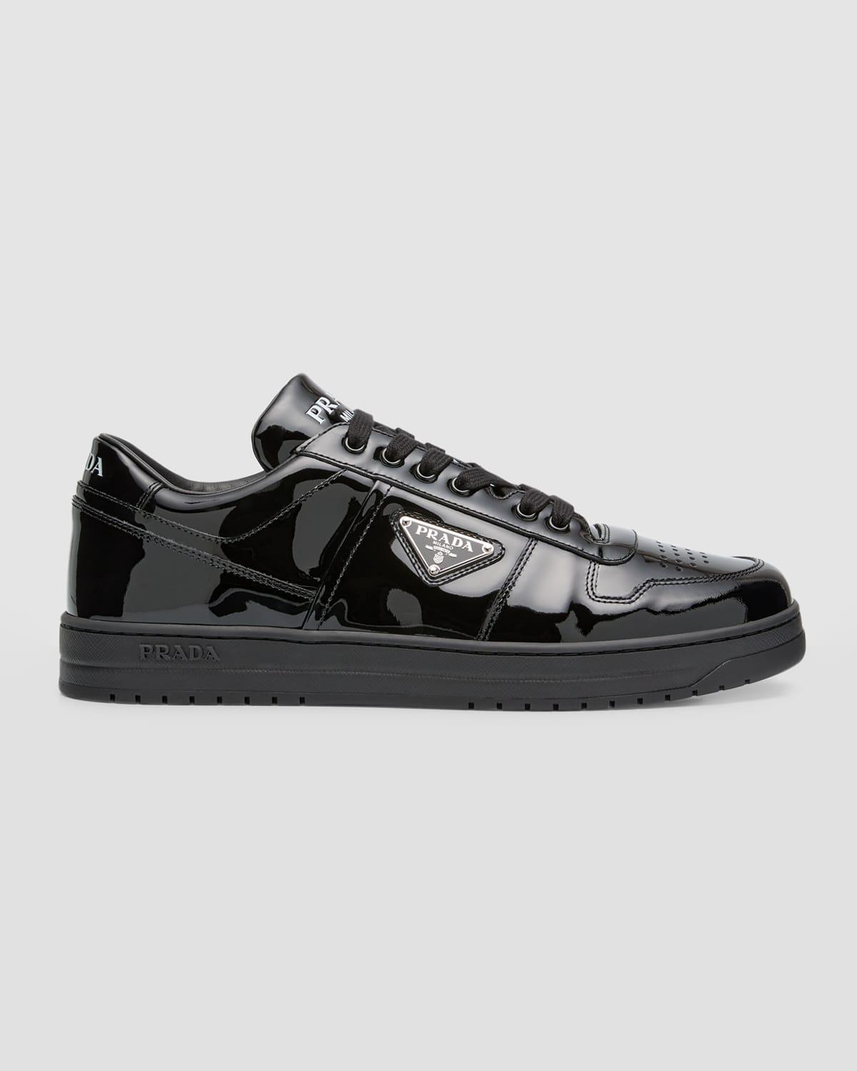 Men's Downtown Patent Leather Low-Top Sneakers Product Image