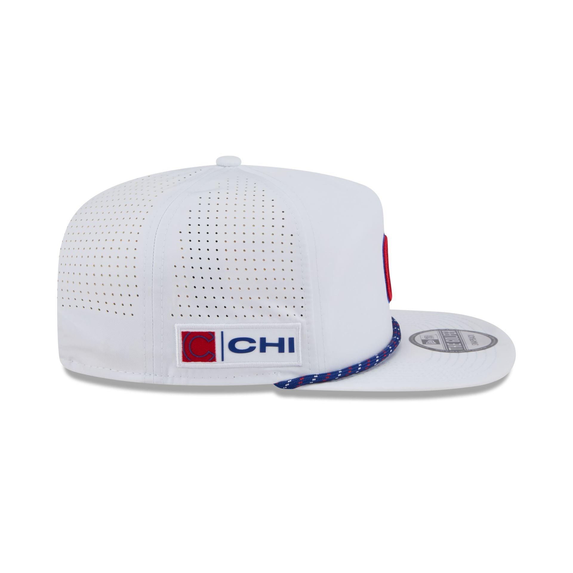 Chicago Cubs Optic White Performance Rope Golfer Hat Male Product Image