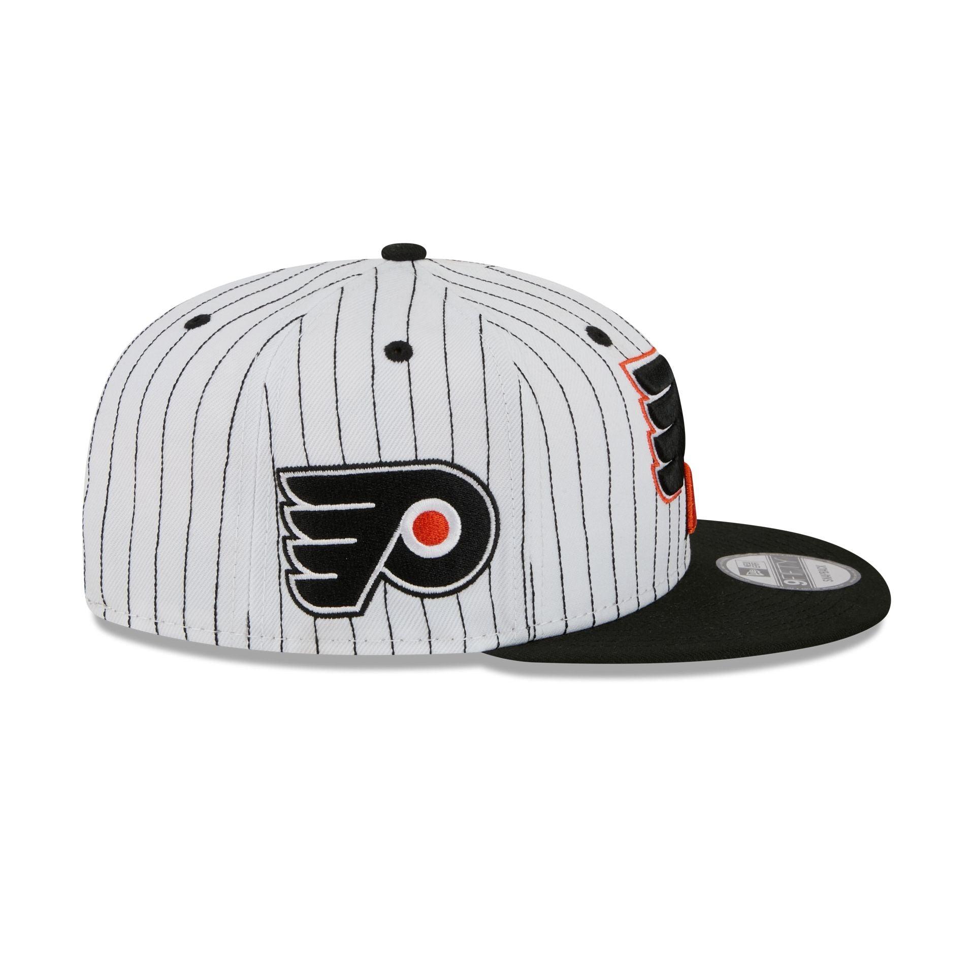 Philadelphia Flyers Deceptor Pinstripe 9FIFTY Snapback Hat Male Product Image