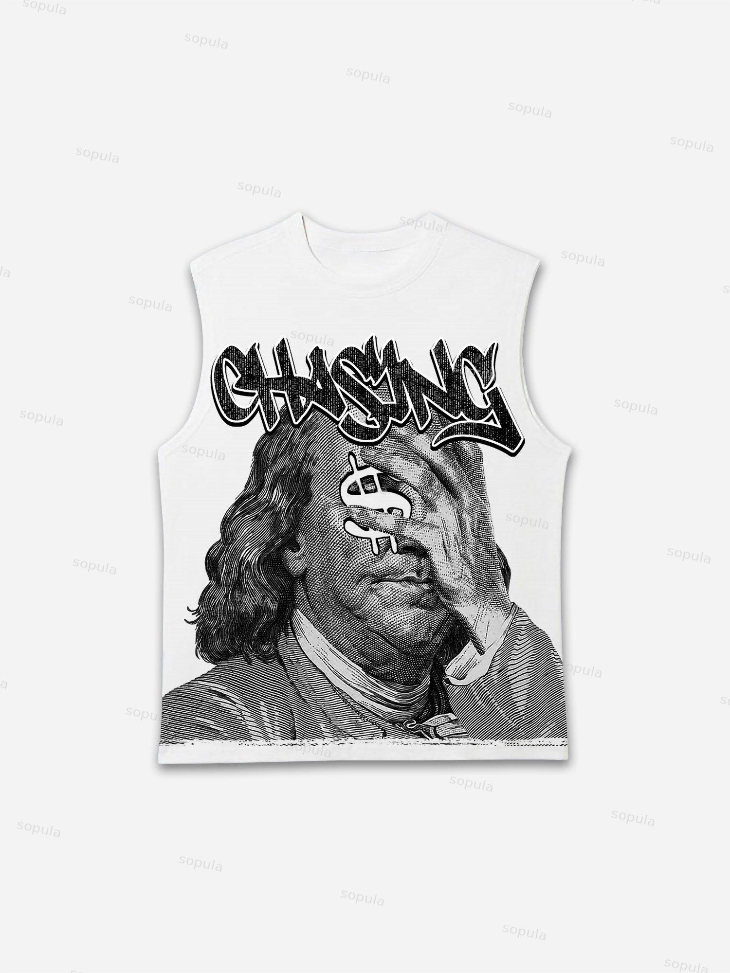Chase Money Graphic Print Tank Top Product Image