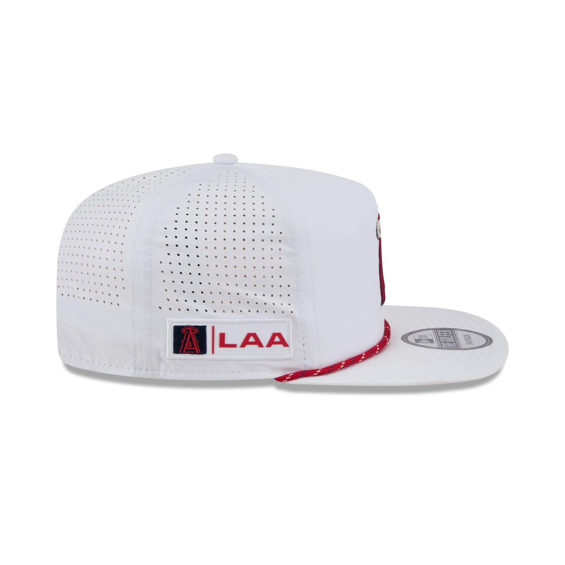 Los Angeles Angels Optic White Performance Rope Golfer Hat Male Product Image