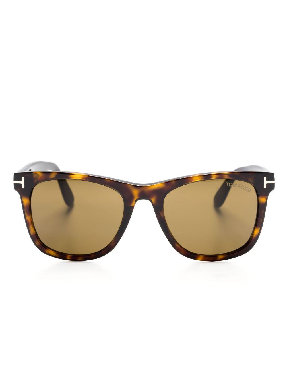 tortoiseshell square-frame sunglasses Product Image