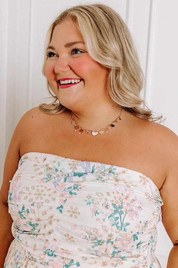 Coquette Hour Charm Necklace Product Image