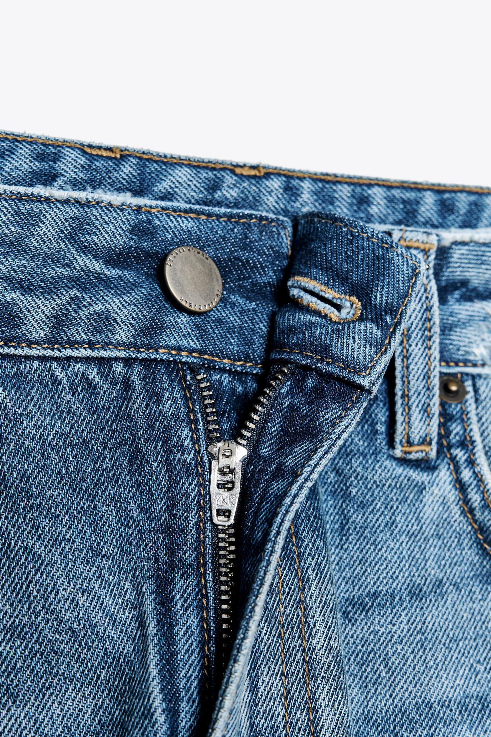 STRAIGHT CUT MID RISE JEANS ZW COLLECTION Product Image