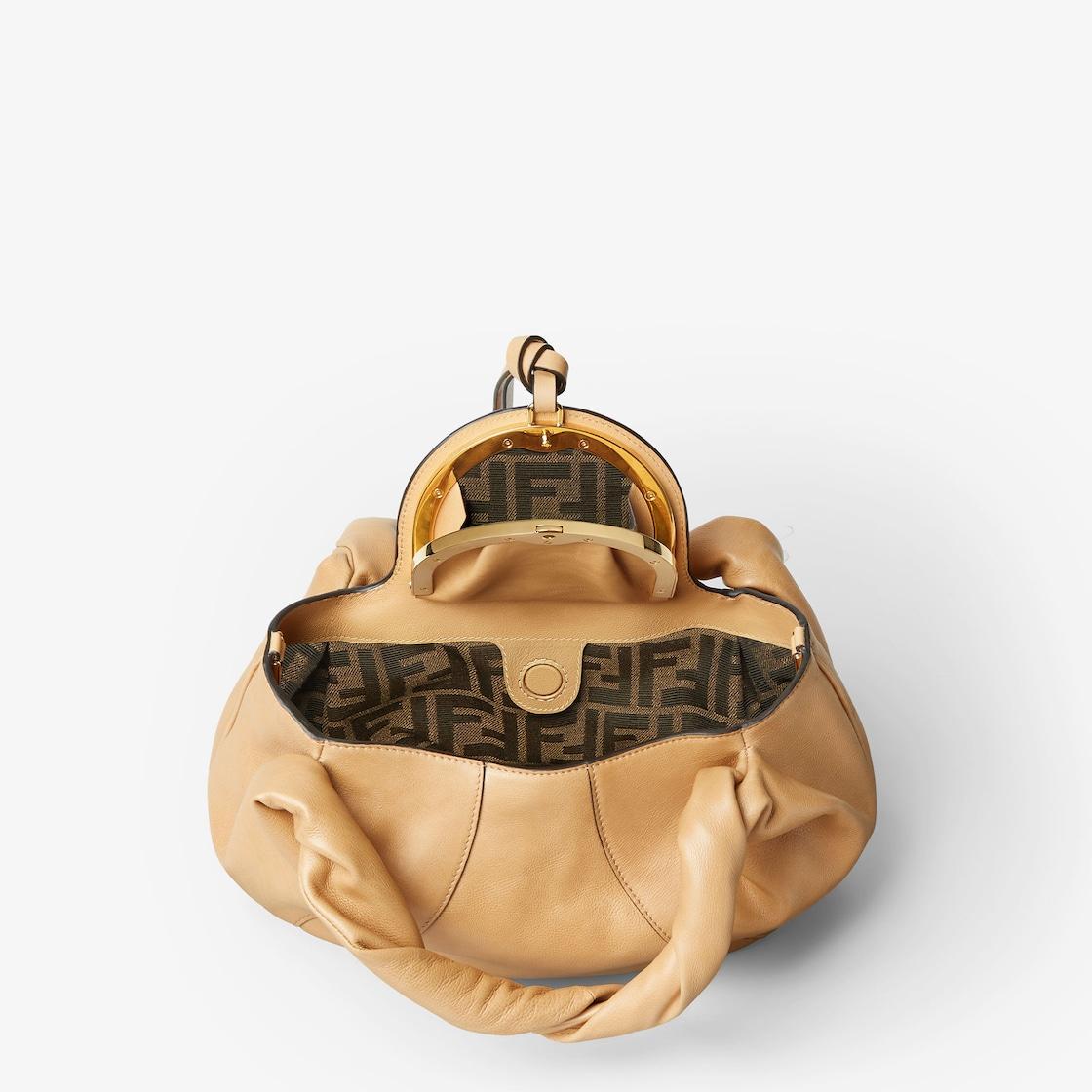 Fendi Spy SmallBeige leather bag Product Image